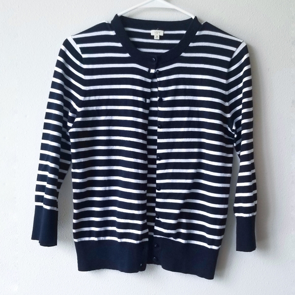 J. Crew Sweaters - J. Crew Striped Cardigan